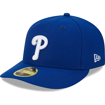 New Era Philadelphia Phillies White Logo Low Profile 59FIFTY Fitted Hat