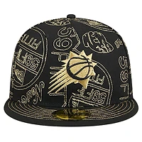 New Era Phoenix Suns 59FIFTY Day Allover Print Stencil Fitted Hat