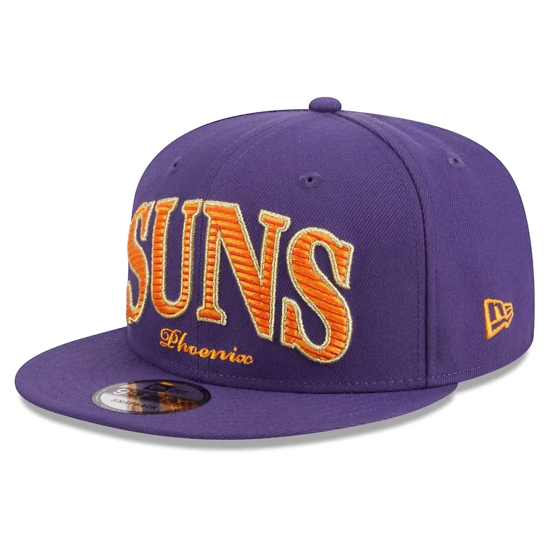 New Era Phoenix Suns Golden Tall Text 9FIFTY Snapback Hat