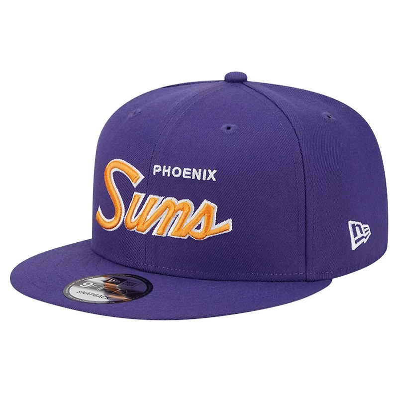 New Era Phoenix Suns Script Side Patch 9FIFTY Snapback Hat