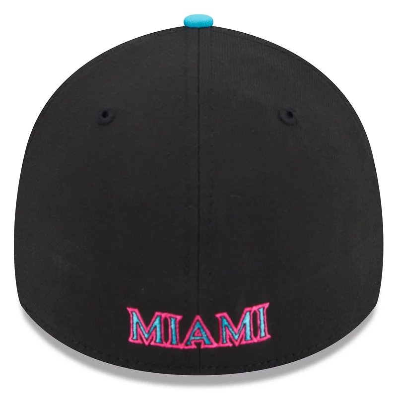 New Era Pink Miami Marlins 2025 City Connect 39THIRTY Flex Hat