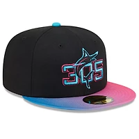 New Era Pink Miami Marlins 2025 City Connect 59FIFTY Fitted Hat