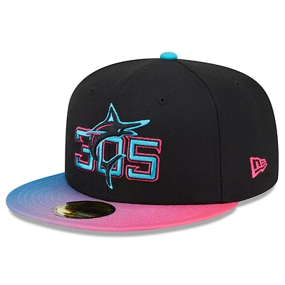 New Era Pink Miami Marlins 2025 City Connect 59FIFTY Fitted Hat