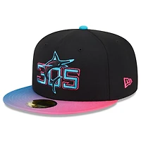 New Era Pink Miami Marlins 2025 City Connect 59FIFTY Fitted Hat