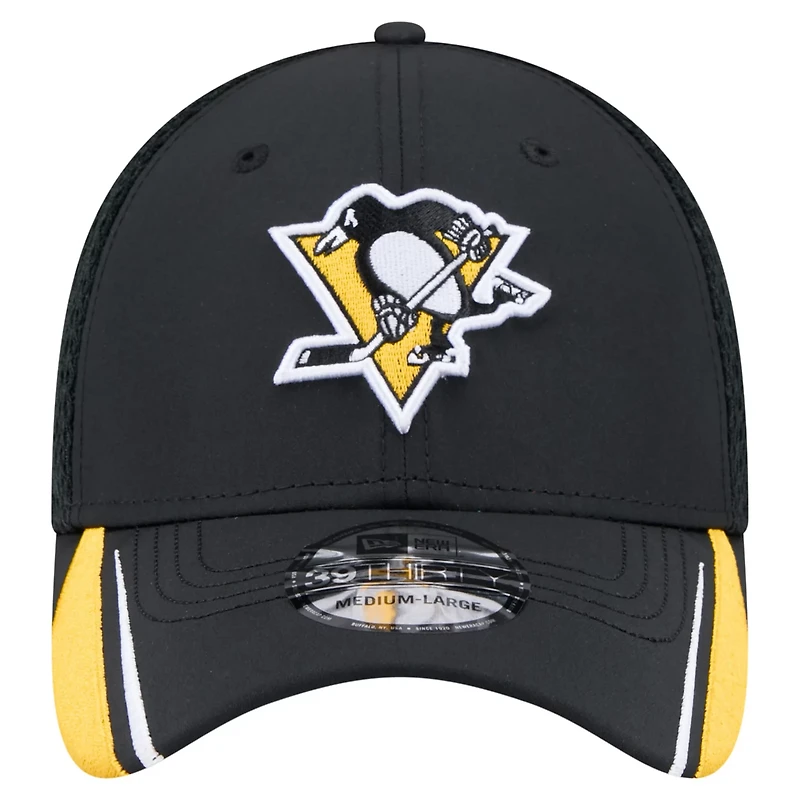 New Era Pittsburgh Penguins Linear Featherweight 39THIRTY Flex Hat