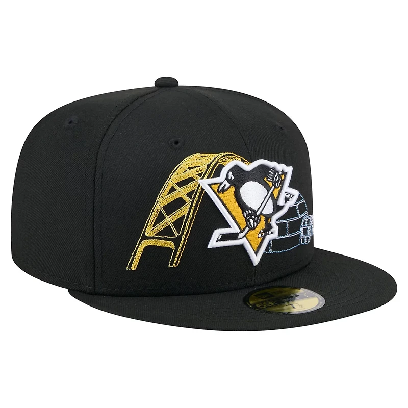 New Era Pittsburgh Penguins State Stitch 59FIFTY Fitted Hat