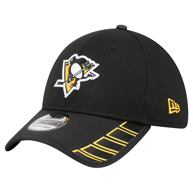 New Era Pittsburgh Penguins Visor Hit 39THIRTY Flex Hat