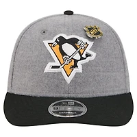 New Era Pittsburgh Penguins Wool Pin Low Profile 9FIFTY Snapback Hat
