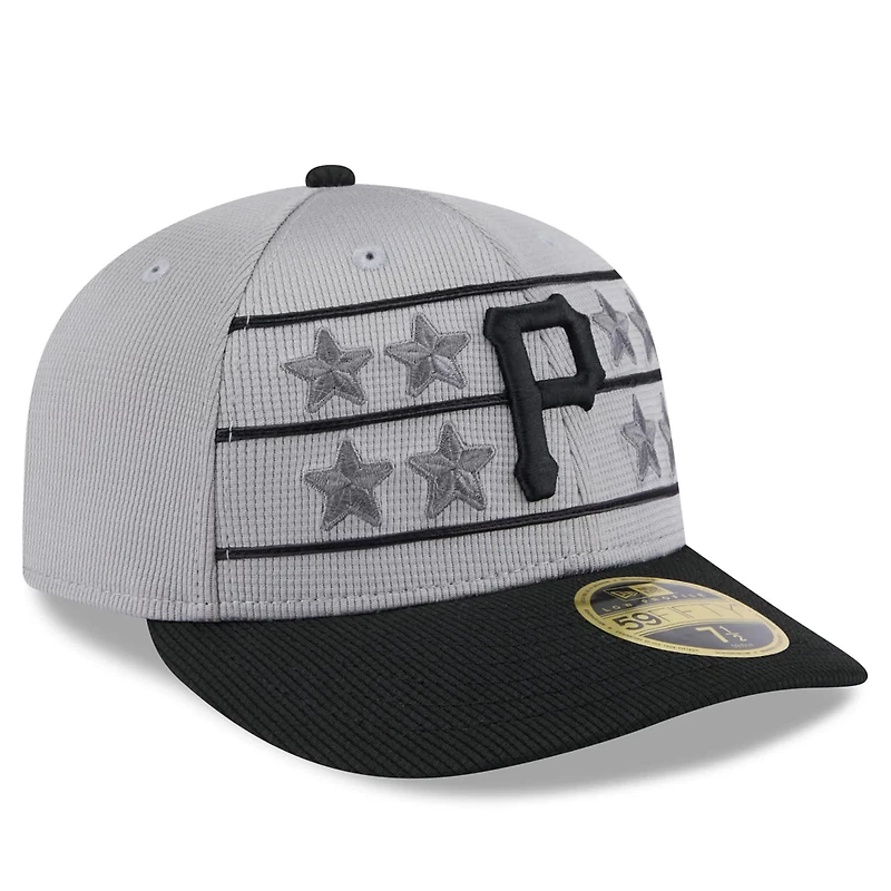 New Era Pittsburgh Pirates 2025 Batting Practice Low Profile 59FIFTY Fitted Hat