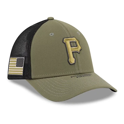 New Era Pittsburgh Pirates 2026 Armed Forces Day 39THIRTY M-Crown Flex Hat
