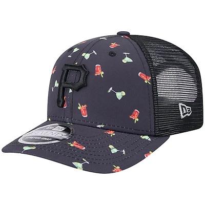 New Era Pittsburgh Pirates Adventure Drinks Pattern 9SEVENTY Stretch-Snap Hat