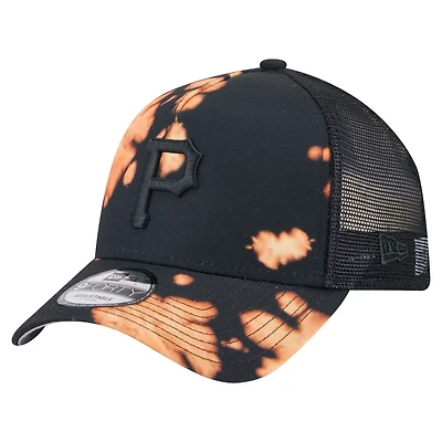 New Era Pittsburgh Pirates Bleached A-Frame 9FORTY Adjustable Hat