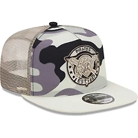 New Era Pittsburgh Pirates Chrome Camo A-Frame 9FIFTY Trucker Snapback Hat