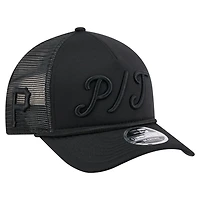 New Era Pittsburgh Pirates City Initial 9FORTY A-Frame M-Crown Adjustable Trucker Hat