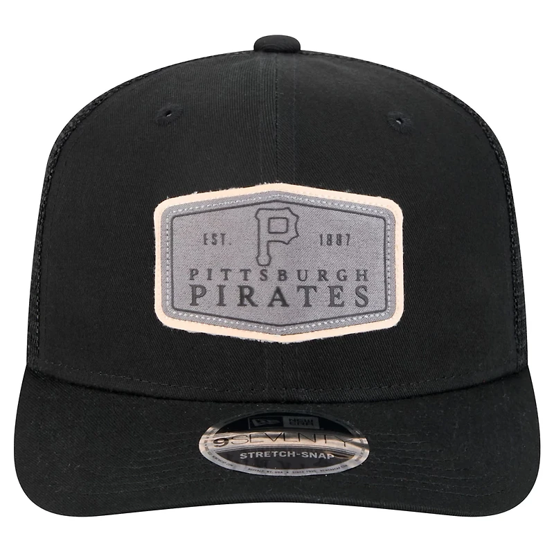 New Era Pittsburgh Pirates Labeled 9SEVENTY Stretch-Snap Adjustable Hat