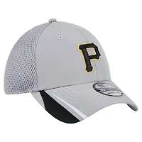 New Era Pittsburgh Pirates Linear 39THIRTY Flex-Fit Hat