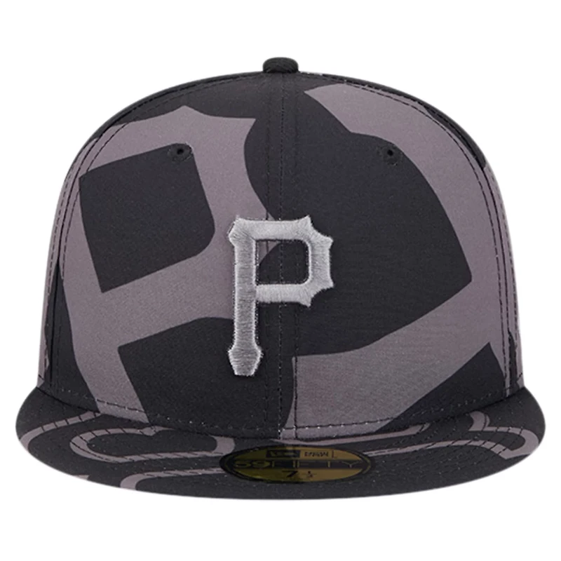 New Era Pittsburgh Pirates Logo Fracture 59FIFTY Fitted Hat