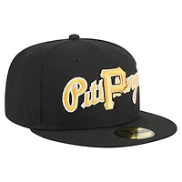 New Era Pittsburgh Pirates Overlap 59FIFTY Fitted Hat
