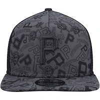 New Era Pittsburgh Pirates Repeat A-Frame 9FIFTY Trucker Snapback Hat