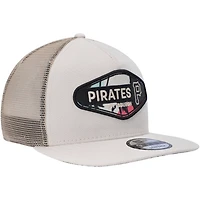 New Era Pittsburgh Pirates Retro Beachin' Patch A-Frame Trucker 9FIFTY Snapback Hat