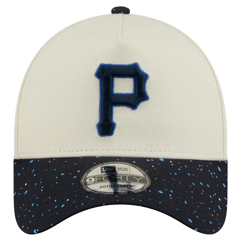 New Era Pittsburgh Pirates Speckle A-Frame 9FORTY Adjustable Hat