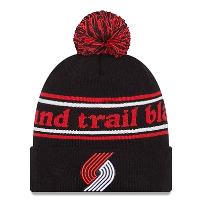 New Era Portland Trail Blazers Marquee Cuffed Knit Hat with Pom