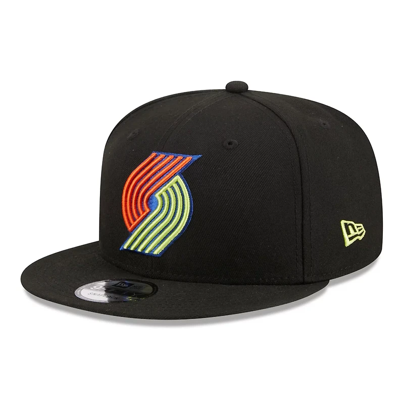 New Era Portland Trail Blazers Neon Pop 9FIFTY Snapback Hat