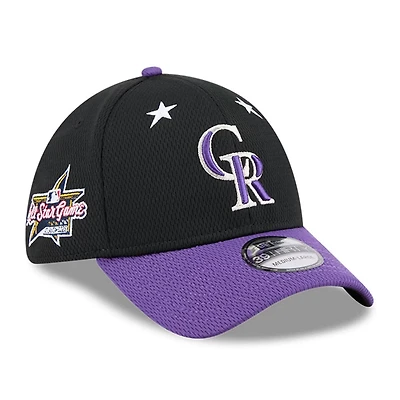 New Era Purple Colorado Rockies 2025 MLB All-Star Game 39THIRTY Flex Hat
