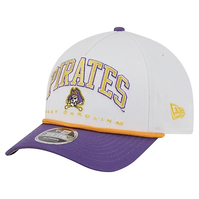 New Era Purple ECU Pirates Arch Two-Tone Rope 9FORTY A-Frame M-Crown Adjustable Hat