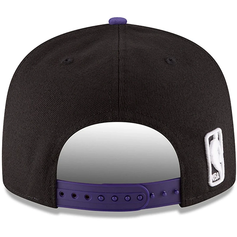 New Era /Purple Los Angeles Lakers 2-Tone 9FIFTY Adjustable Snapback Hat