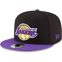 New Era /Purple Los Angeles Lakers 2-Tone 9FIFTY Adjustable Snapback Hat
