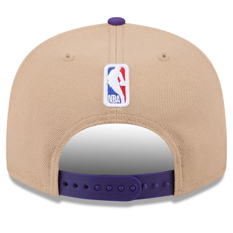 New Era Purple Los Angeles Lakers 2024 NBA Draft 9FIFTY Snapback Hat