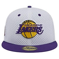 New Era Purple Los Angeles Lakers Throwback 2Tone 59FIFTY Fitted Hat