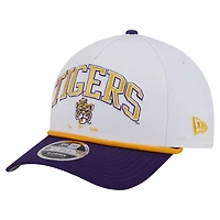 New Era Purple LSU Tigers Arch Two-Tone Rope 9FORTY A-Frame M-Crown Adjustable Hat