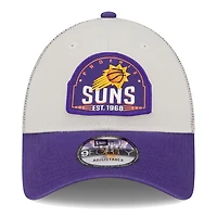 New Era Purple Phoenix Suns Throwback Patch Trucker 9FORTY Adjustable Hat