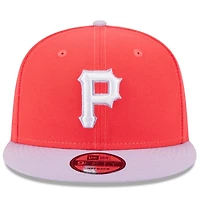 New Era /Purple Pittsburgh Pirates Spring Basic Two-Tone 9FIFTY Snapback Hat