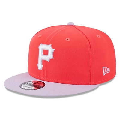 New Era /Purple Pittsburgh Pirates Spring Basic Two-Tone 9FIFTY Snapback Hat