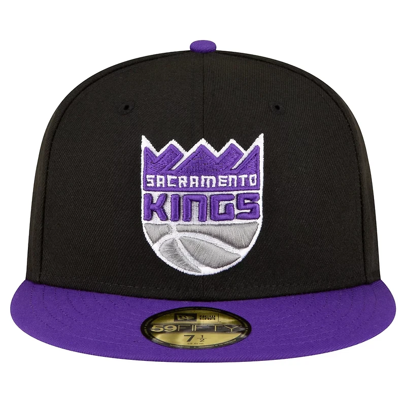 New Era Purple Sacramento Kings 2-Tone 59FIFTY Fitted Hat