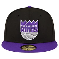 New Era Purple Sacramento Kings 2-Tone 59FIFTY Fitted Hat