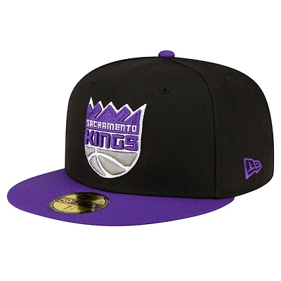 New Era Purple Sacramento Kings 2-Tone 59FIFTY Fitted Hat