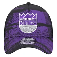 New Era Purple Sacramento Kings Tip Off A-Frame Trucker 9FORTY Adjustable Hat
