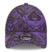 New Era Purple Tottenham Hotspur Allover Print 9FORTY Adjustable Hat