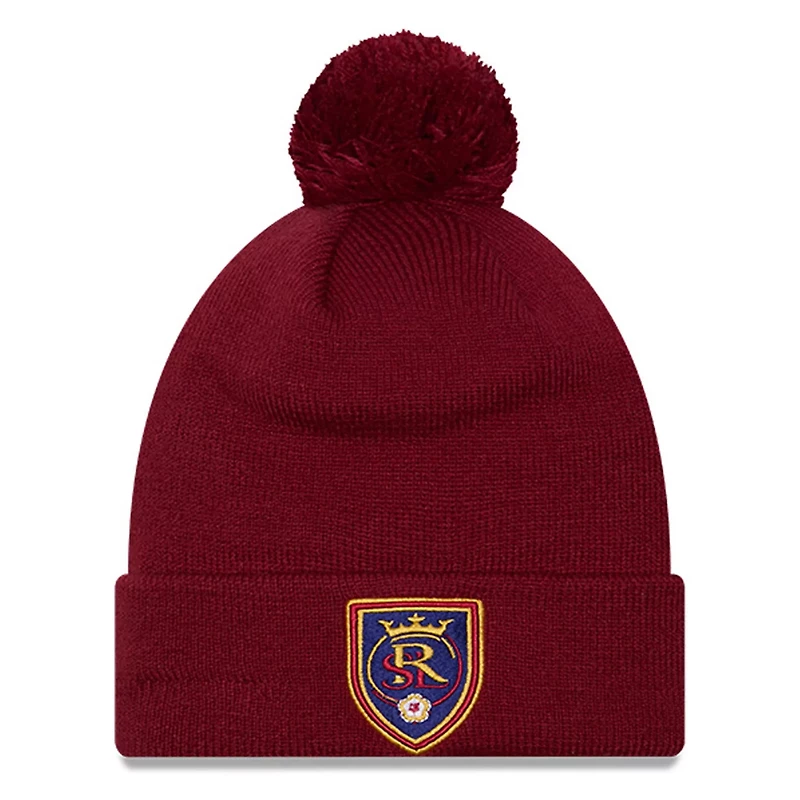 New Era Real Salt Lake Jersey Hook Cuff Knit Hat with Pom