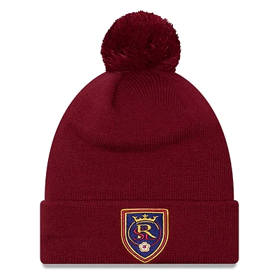 New Era Real Salt Lake Jersey Hook Cuff Knit Hat with Pom