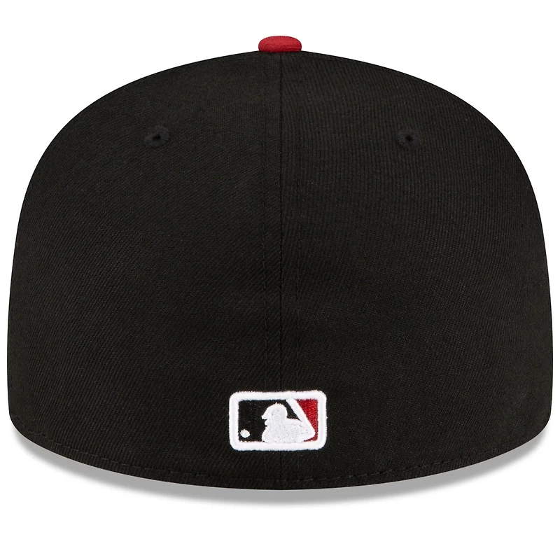 New Era Red Arizona Diamondbacks Road Authentic Collection On-Field 59FIFTY Fitted Hat