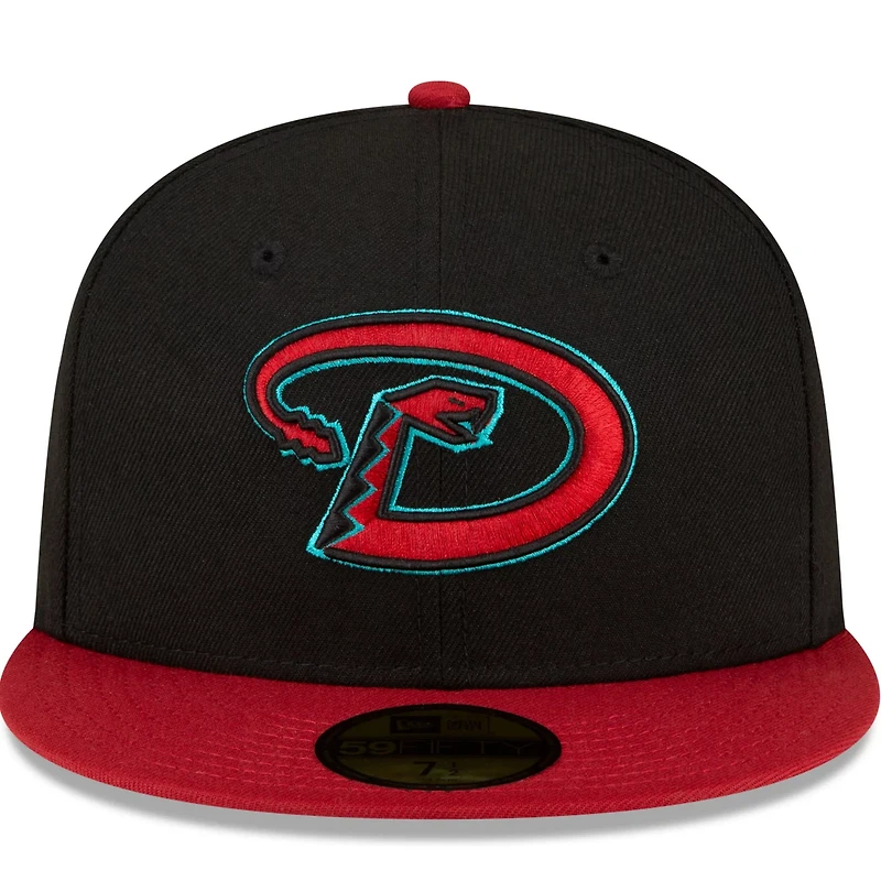 New Era Red Arizona Diamondbacks Road Authentic Collection On-Field 59FIFTY Fitted Hat