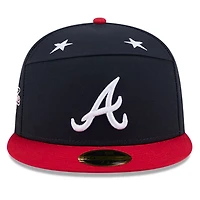 New Era Red Atlanta Braves 2025 MLB All-Star Game Side Patch 59FIFTY Fitted Hat