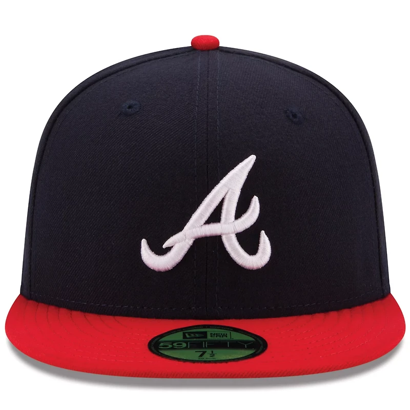 New Era Red Atlanta Braves Home Authentic Collection On-Field 59FIFTY Fitted Hat
