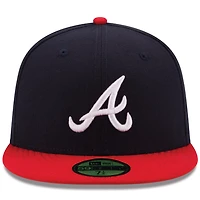 New Era Red Atlanta Braves Home Authentic Collection On-Field 59FIFTY Fitted Hat