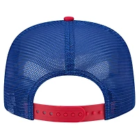 New Era Red Atlanta Braves Retro Script Trucker 9FIFTY Snapback Hat